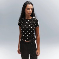 Tricou de dame Puma T7 Polka Dots Slim Puma Black, s.XL imaginea #3 — magazin online Desire.md