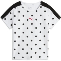 Tricou de dame Puma T7 Polka Dots Slim Puma White, s.M imaginea #1 — magazin online Desire.md