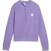 Hanorac damă Puma x Saysky Half-Zip Performance Lavender Alert, s.L