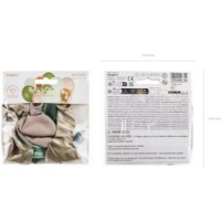 Set baloane PartyDeco 30cm Green Mix 10pcs (ZBL4) imaginea #2 — magazin online Desire.md