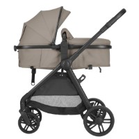 Carucior Kikka Boo 3in1 Eloe Dark Beige imaginea #1 — magazin online Desire.md