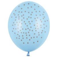 Воздушный шар PartyDeco 30cm Light Blue (SB14P-208-011S)