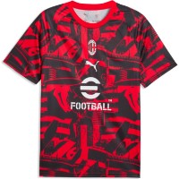 Мужская футболка Puma AC Milan Warmup Jersey For All Time Red/Puma Black, s.XXL