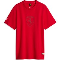 Tricou bărbătesc Puma Ferrari Tonal Shield Rosso Corsa, s.S imaginea #1 — magazin online Desire.md