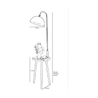 Lampadar Opviq 8272-1 imaginea #4 — magazin online Desire.md