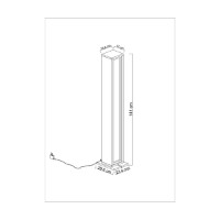 Lampadar Opviq Nova Anthracite imaginea #6 — magazin online Desire.md