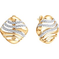 Cercei din aur cu zirconiu Diamant 0200912  2,9g imaginea #3 — magazin online Desire.md