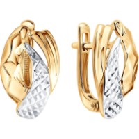 Cercei din aur Diamant 0201067  2,9g imaginea #2 — magazin online Desire.md