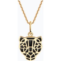 Pandantiv din aur roșu cu emal Diamant 036681 1,08g imaginea #3 — magazin online Desire.md