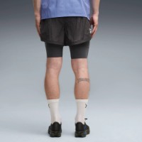 Мужские шорты Puma x Saysky 2-in-1 9 Shorts Flat Dark Gray, s.XL фото №3 — интернет-магазин Desire.md