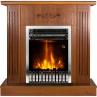 Șemineu electric Art Flame Smile nut & Gala silver