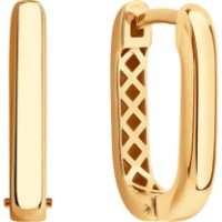 Cercei din aur Diamant 51-121-02932-1  5,84g imaginea #4 — magazin online Desire.md