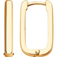 Cercei din aur Diamant 51-121-02932-1  5,84g imaginea #5 — magazin online Desire.md
