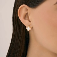 Cercei din aur cu sidef Diamant 729120  3,43g imaginea #5 — magazin online Desire.md