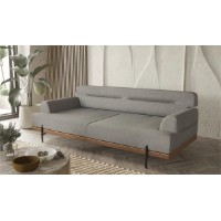 Canapea Moda Life Linen 3 231x78x95 Light Grey imaginea #2 — magazin online Desire.md