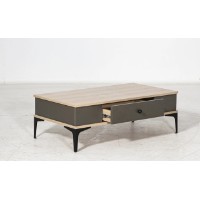 Măsuţă cafea Moda Life Milano 110x26x60 Oak Sonoma/Anthracite imaginea #2 — magazin online Desire.md