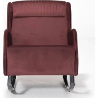 Кресло-качалка Moda Life Nepal 67x80x95 Red фото №3 — интернет-магазин Desire.md