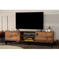 Тумба под ТВ Moda Life Sonata Black/Walnut