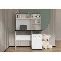 Masa de birou Moda Life Stil 110x152x50 White/Black imaginea #4 — magazin online Desire.md