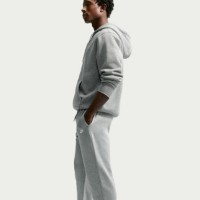 Pantaloni spotivi pentru bărbați Nike Club French Terry Dark Grey Heather/Light Smoke Grey/White, s.S imaginea #4 — magazin online Desire.md