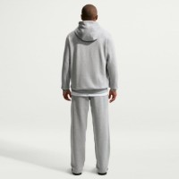 Pantaloni spotivi pentru bărbați Nike Club Open-Hem Fleece Dark Grey Heather/Light Smoke Grey/White, s.XL imaginea #3 — magazin online Desire.md