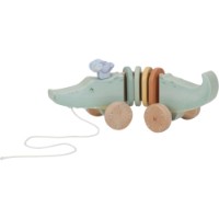 Jucarie de impins si tras Little Dutch Safari Friends (LD7457)
