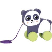Игрушка каталка Tooky Toy Panda (HP010B)