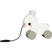 Jucarie de impins si tras Tooky Toy Rabbit (HP010A)