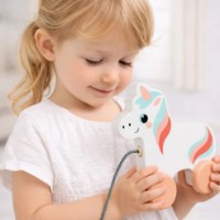 Игрушка каталка Tooky Toy Unicorn (HP010D) фото №2 — интернет-магазин Desire.md