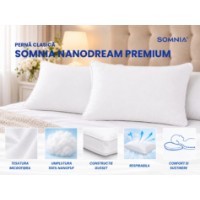 Pernă Somnart NanoDream Premium Somnia 50x70cm (028978) imaginea #3 — magazin online Desire.md