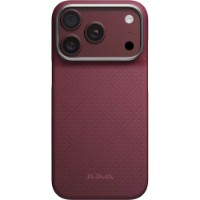 Husa de protecție Pitaka Edge iPhone 18 Pro Burgundy Argyle (KI1817P) imaginea #1 — magazin online Desire.md