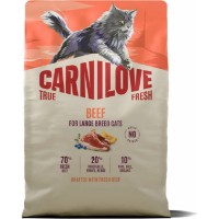 Hrană uscată pentru pisici Carnilove True Fresh Beef for Adult Large Breeds 2kg