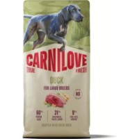 Hrană uscată pentru câini Carnilove True Fresh Duck for Adult Large Breeds 12kg