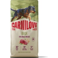 Hrană uscată pentru câini Carnilove True Fresh Duck for Adult Small Breeds 12kg imaginea #1 — magazin online Desire.md