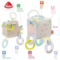 Jucărie pentru pătuturi si carucioare Fehn Developmental Cube Sea Animals (054446) imaginea #3 — magazin online Desire.md