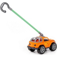 Jucarie de impins si tras Полесье Car Orange (63936)  imaginea #3 — magazin online Desire.md
