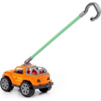 Jucarie de impins si tras Полесье Car Orange (63936)  imaginea #4 — magazin online Desire.md