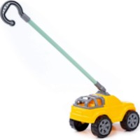 Jucarie de impins si tras Полесье Car Yellow (75007) imaginea #2 — magazin online Desire.md