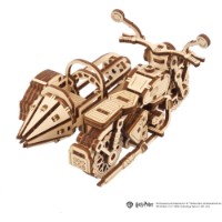 3D-puzzle UGears Hagrid's Flying Motorbike imaginea #4 — magazin online Desire.md
