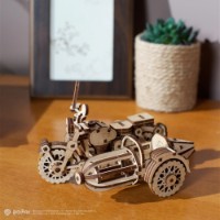 3D-puzzle UGears Hagrid's Flying Motorbike imaginea #2 — magazin online Desire.md
