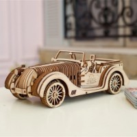 3D-puzzle UGears Roadster VM-01 (UTG0037) imaginea #3 — magazin online Desire.md