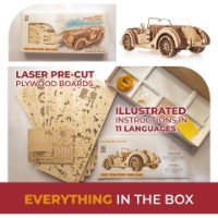 3D-puzzle UGears Roadster VM-01 (UTG0037) imaginea #5 — magazin online Desire.md