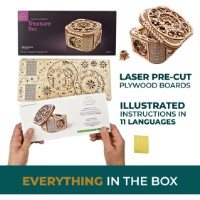3D-puzzle UGears Treasure Box (UTG0029) imaginea #3 — magazin online Desire.md