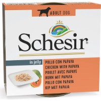 Hrană umedă pentru câini Schesir Chicken with Papaya 150g