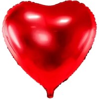Balon PartyDeco Heart 45cm Red (FB9M-007)