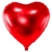 Balon PartyDeco Heart 61 Red (FB23M-007)