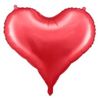 Balon PartyDeco Heart 75x64.5cm Red (FB141S-007)