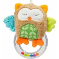 Jucărie cu sunătoare Fehn Owl 13cm (071481)