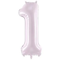 Balon PartyDeco Number 1 72cm Lavender (FB230G-1-014)