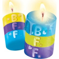 Набор для творчества Clementoni Create Your Candles Glowmates (18352)  фото №3 — интернет-магазин Desire.md